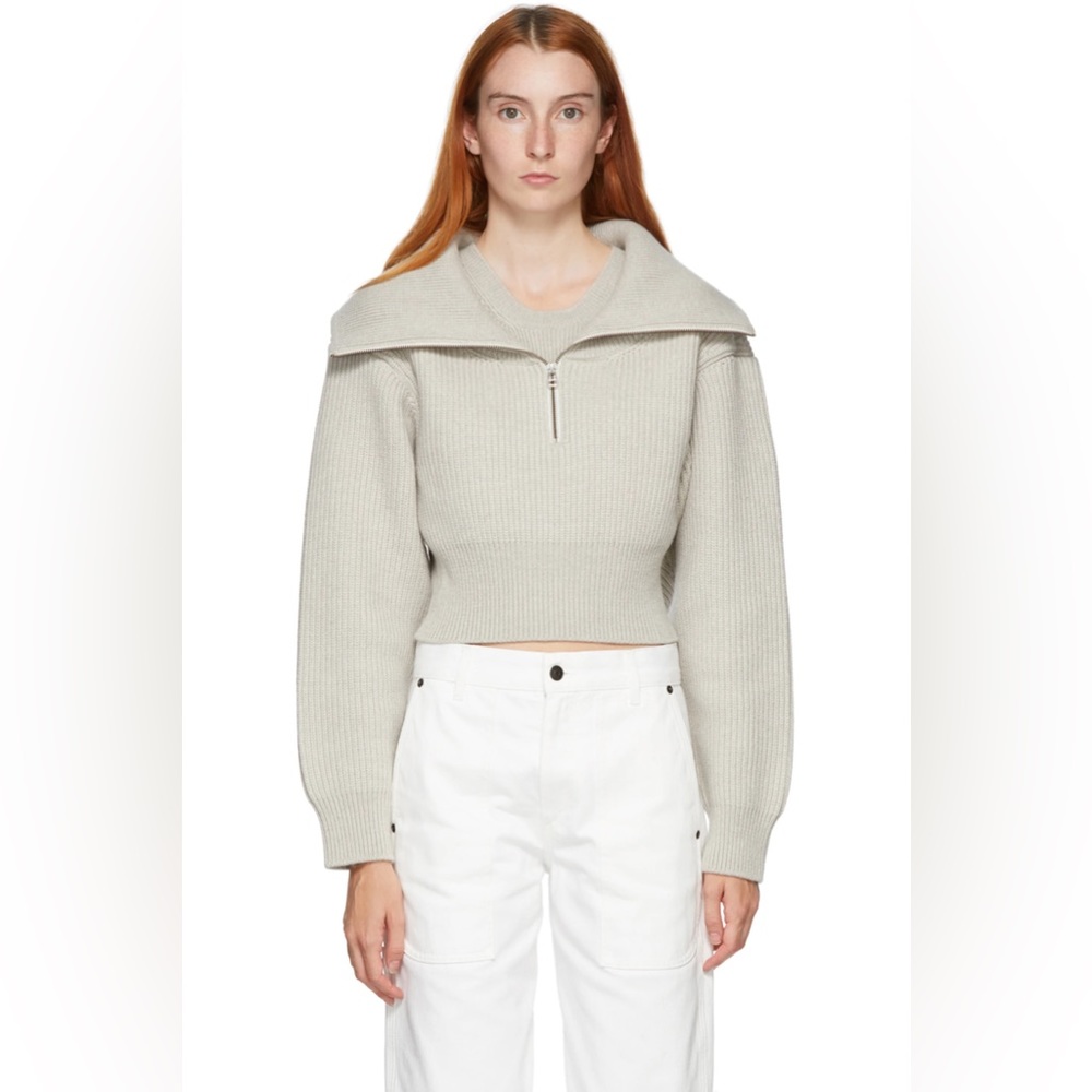 JACQUEMUS Grey 'La Maille Risoul' Sweater - Picture 11 of 14